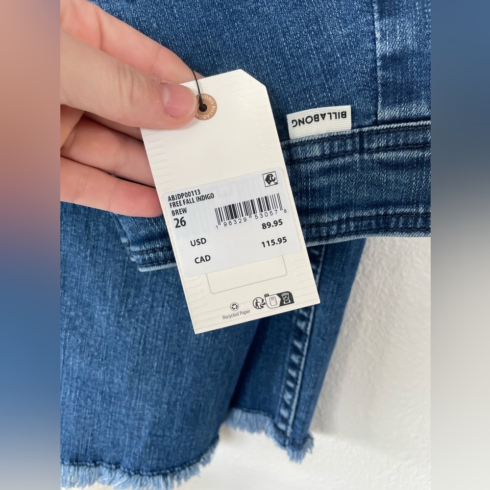 NWT Billabong Free Fall High-Waist Pants - Picture 6 of 10